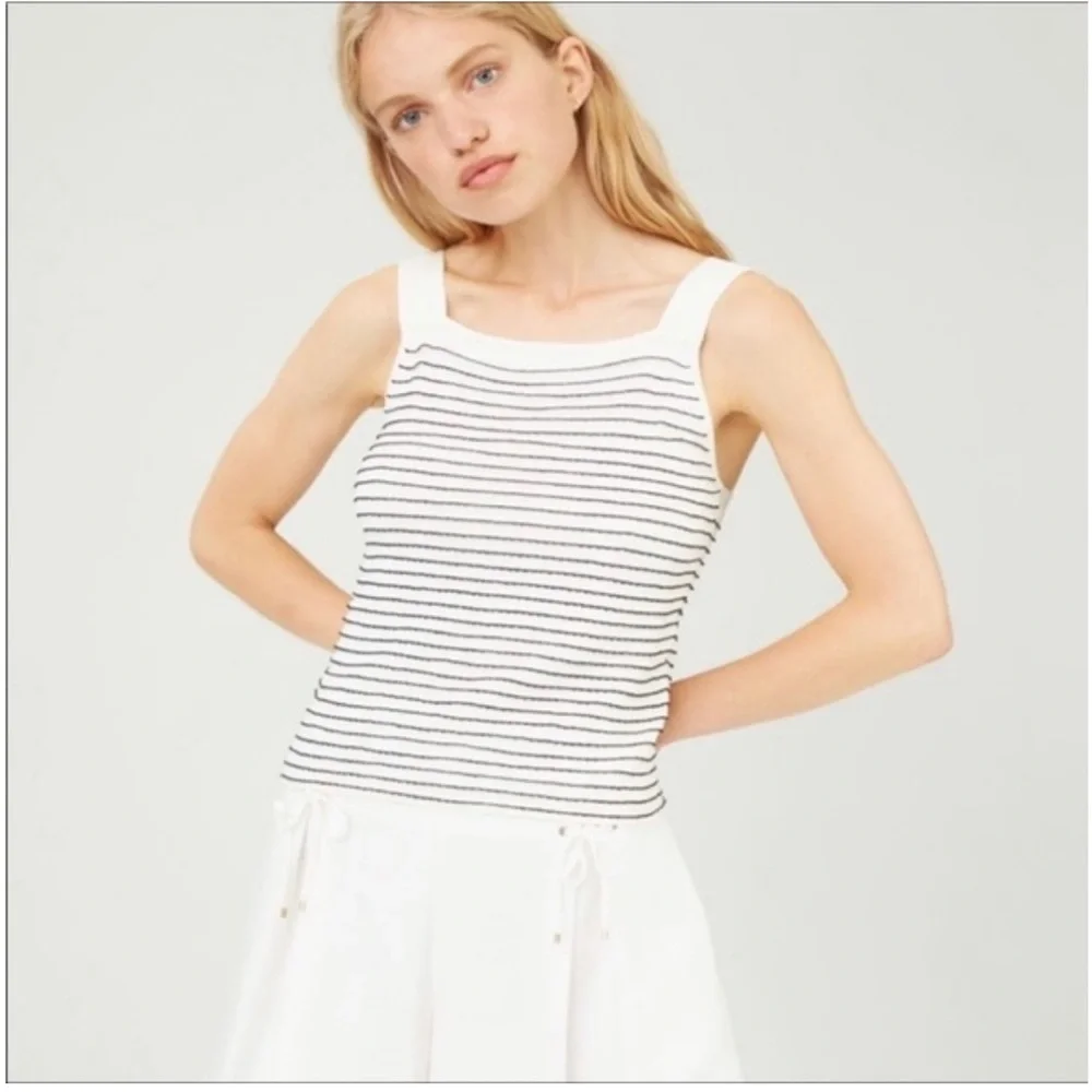 Club Monaco Huko Knit Square Neck Tank Top - Picture 7 of 7